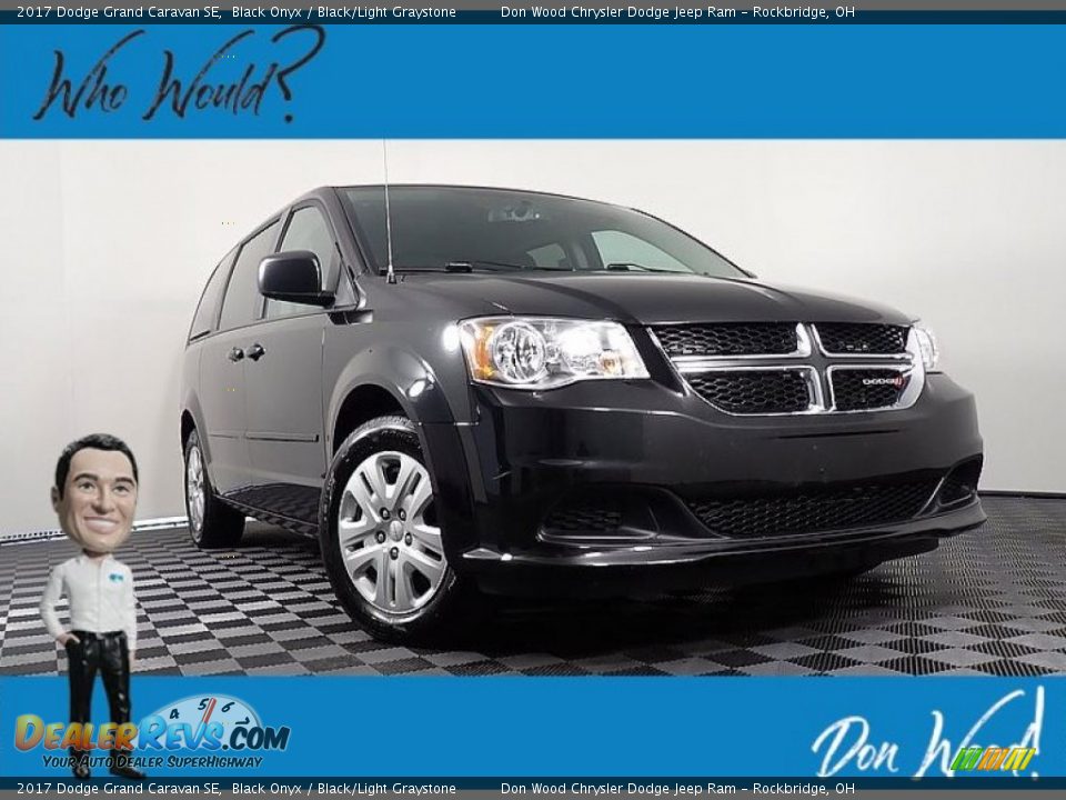 2017 Dodge Grand Caravan SE Black Onyx / Black/Light Graystone Photo #1