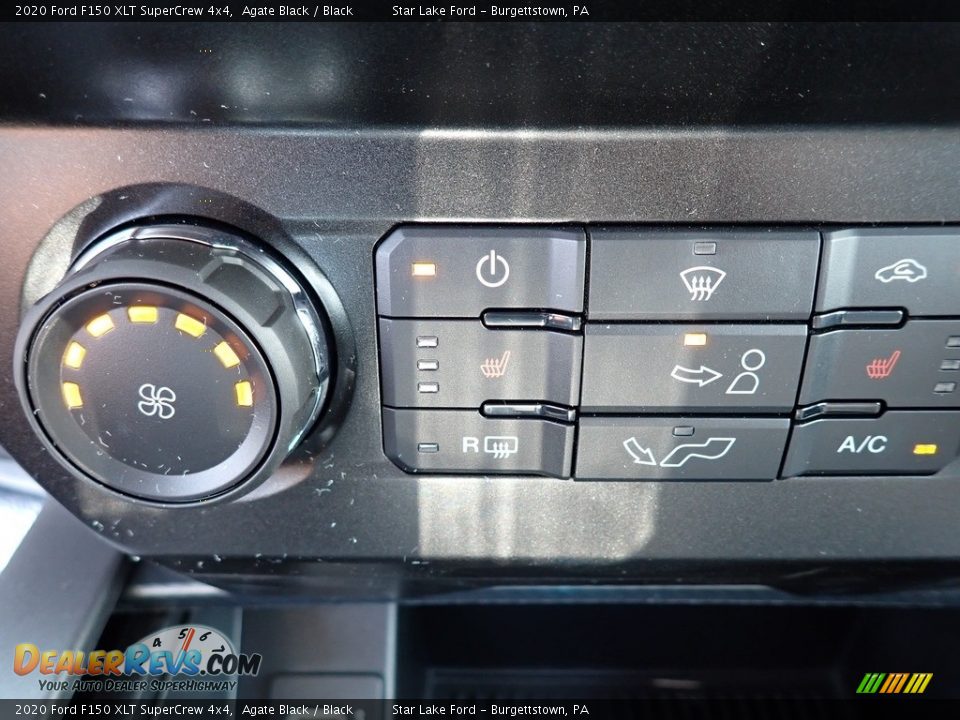 2020 Ford F150 XLT SuperCrew 4x4 Agate Black / Black Photo #16