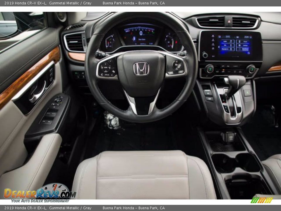 2019 Honda CR-V EX-L Gunmetal Metallic / Gray Photo #5