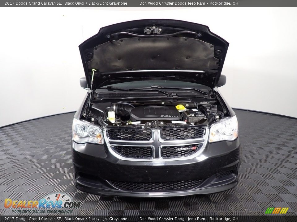 2017 Dodge Grand Caravan SE Black Onyx / Black/Light Graystone Photo #6