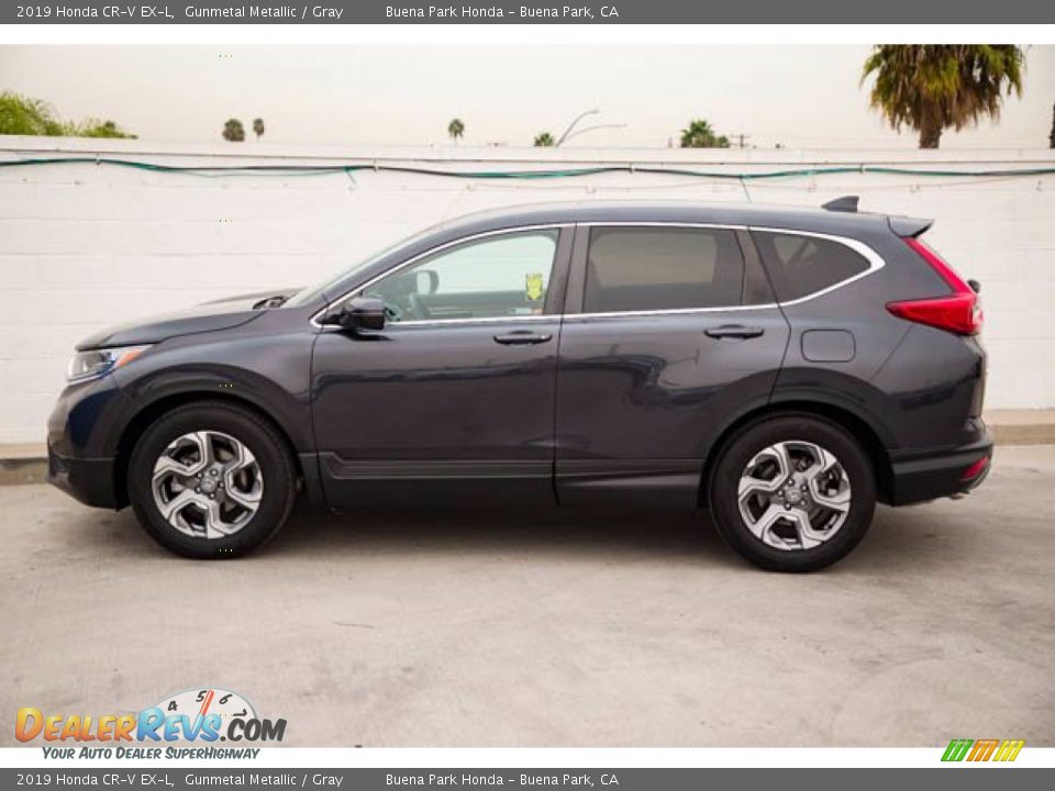 2019 Honda CR-V EX-L Gunmetal Metallic / Gray Photo #8