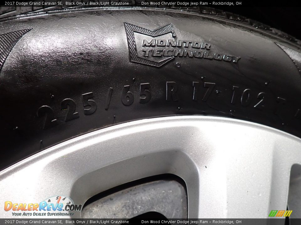 2017 Dodge Grand Caravan SE Black Onyx / Black/Light Graystone Photo #19