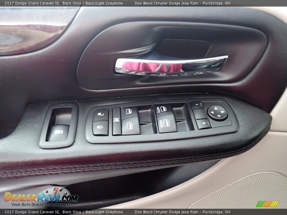 2017 Dodge Grand Caravan SE Black Onyx / Black/Light Graystone Photo #21