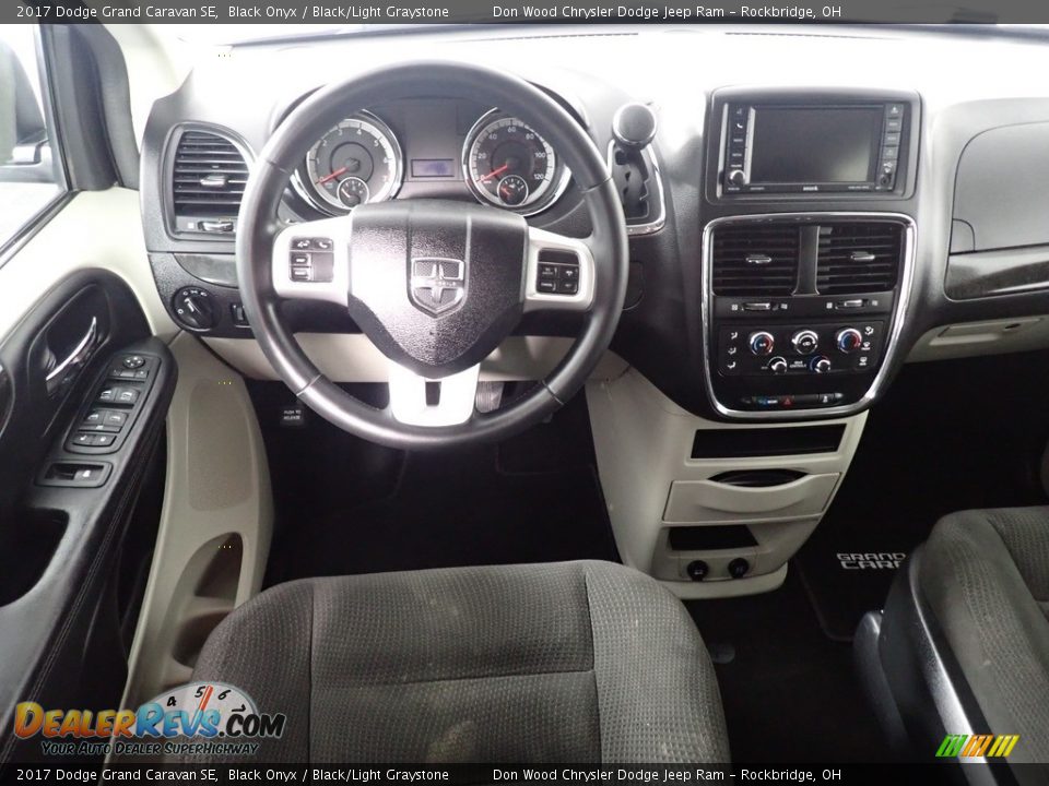2017 Dodge Grand Caravan SE Black Onyx / Black/Light Graystone Photo #27