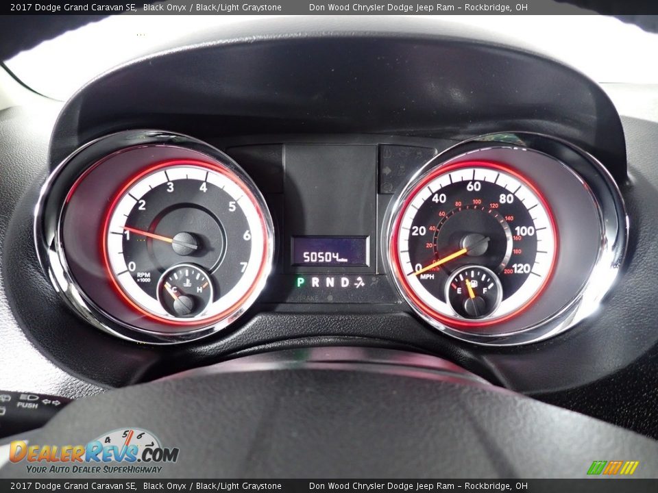 2017 Dodge Grand Caravan SE Black Onyx / Black/Light Graystone Photo #32