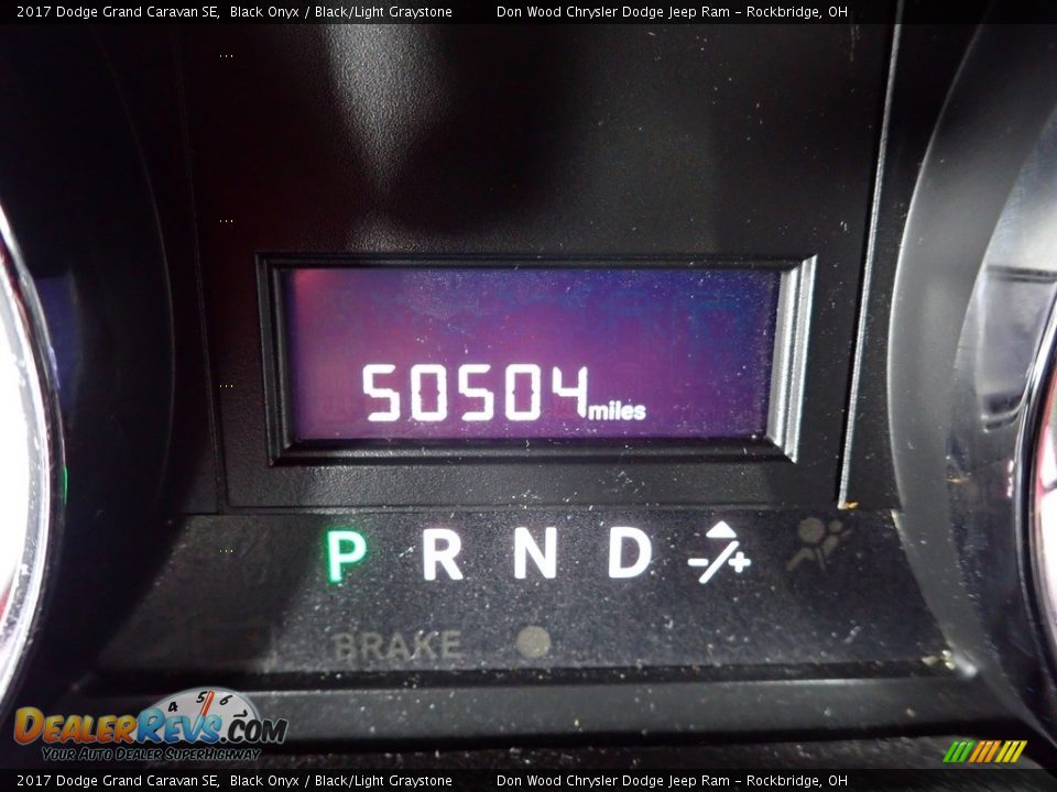 2017 Dodge Grand Caravan SE Black Onyx / Black/Light Graystone Photo #33