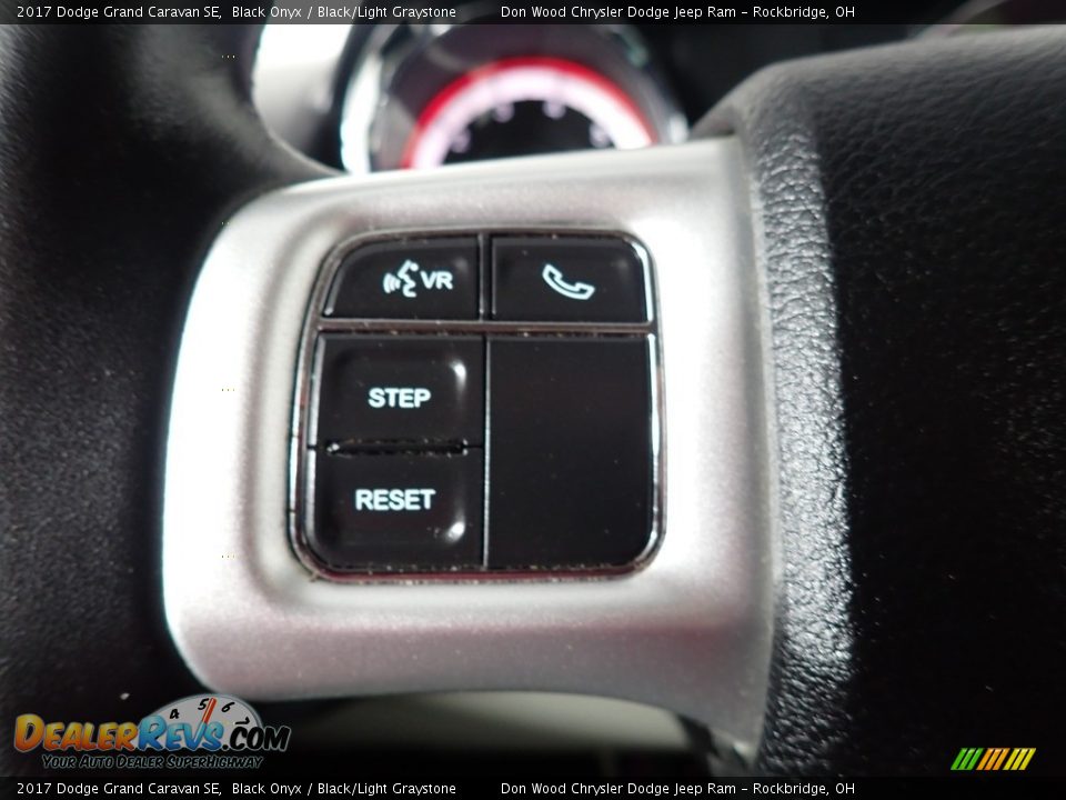 2017 Dodge Grand Caravan SE Black Onyx / Black/Light Graystone Photo #35