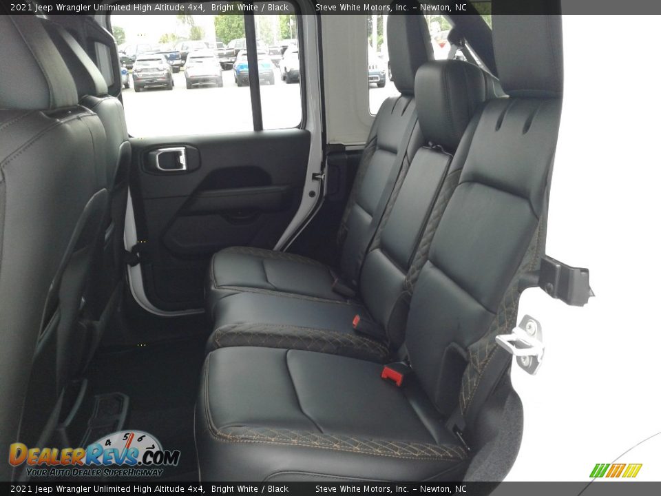 Rear Seat of 2021 Jeep Wrangler Unlimited High Altitude 4x4 Photo #15