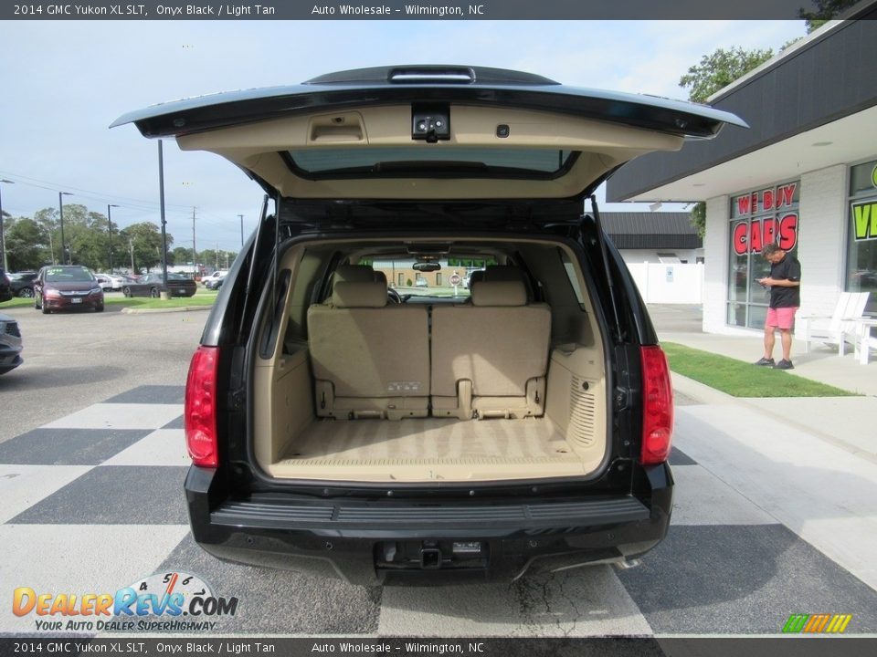 2014 GMC Yukon XL SLT Onyx Black / Light Tan Photo #5