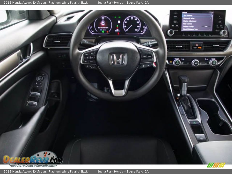 2018 Honda Accord LX Sedan Platinum White Pearl / Black Photo #5