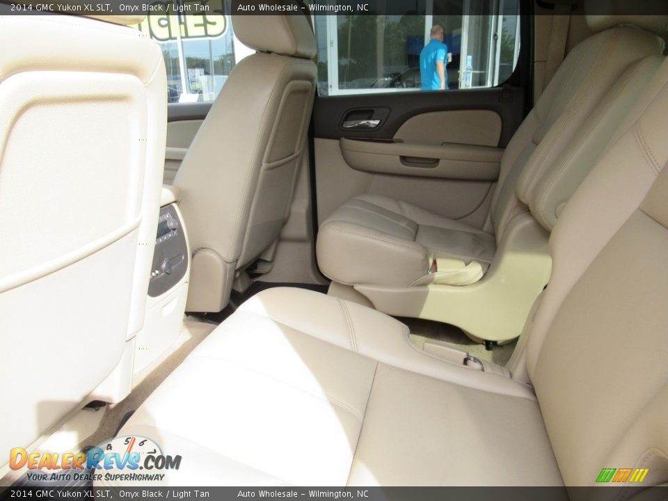 2014 GMC Yukon XL SLT Onyx Black / Light Tan Photo #10