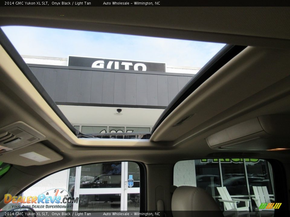 2014 GMC Yukon XL SLT Onyx Black / Light Tan Photo #13