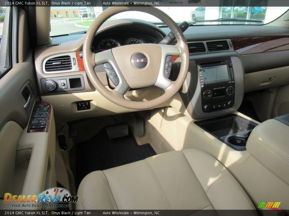 Light Tan Interior - 2014 GMC Yukon XL SLT Photo #14