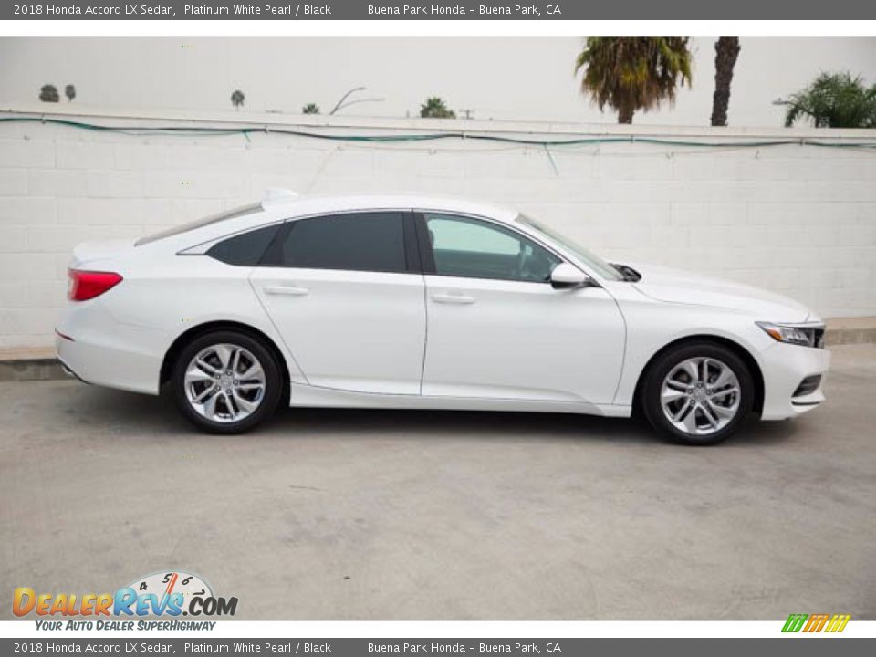 2018 Honda Accord LX Sedan Platinum White Pearl / Black Photo #14