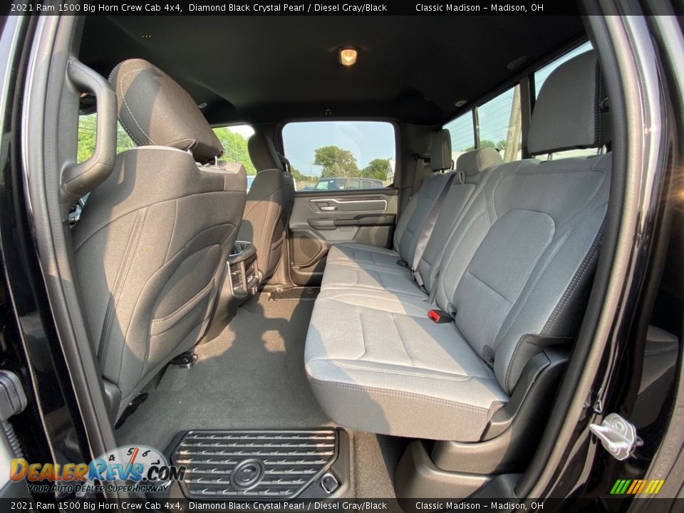 Rear Seat of 2021 Ram 1500 Big Horn Crew Cab 4x4 Photo #3