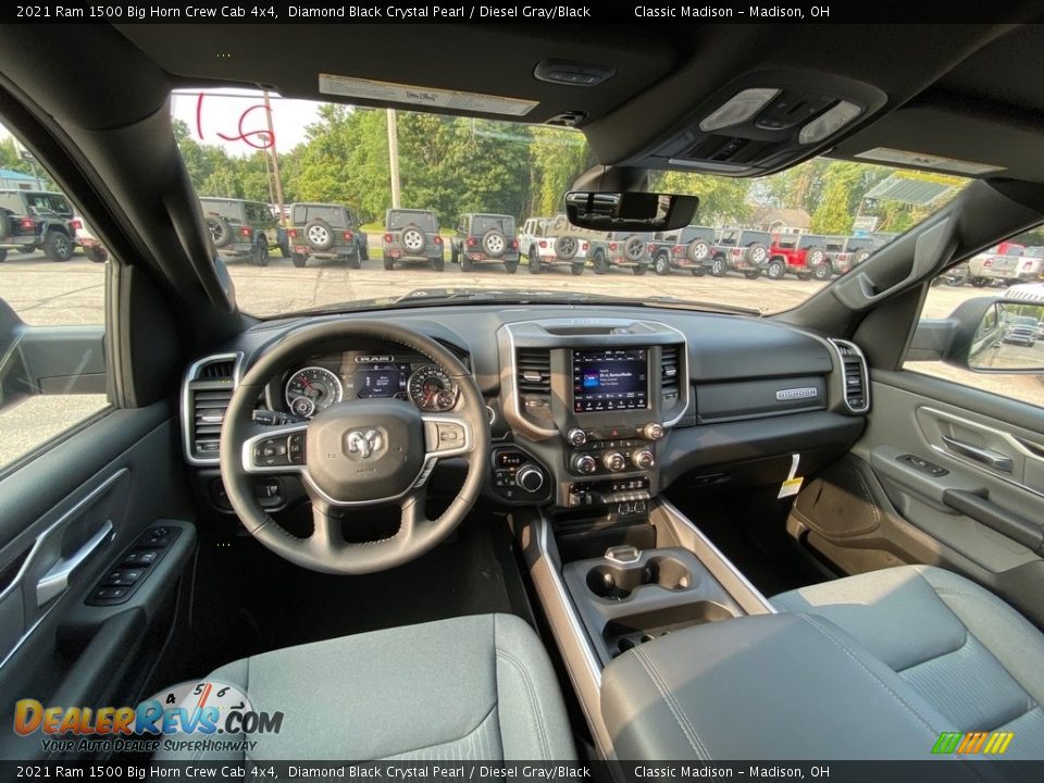 Front Seat of 2021 Ram 1500 Big Horn Crew Cab 4x4 Photo #4