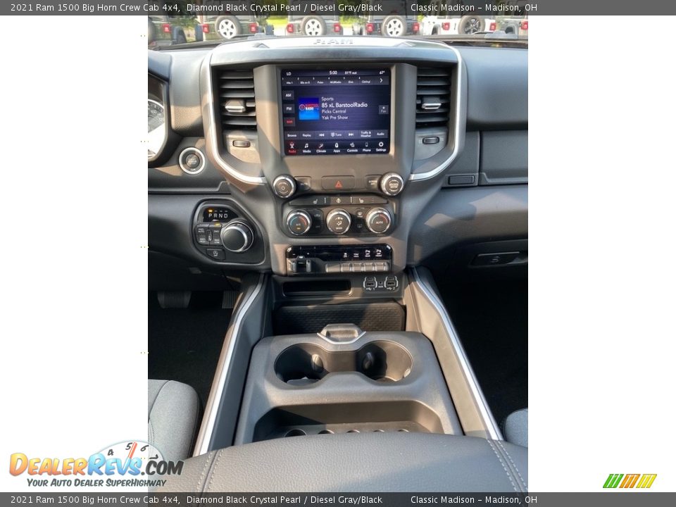 Dashboard of 2021 Ram 1500 Big Horn Crew Cab 4x4 Photo #5