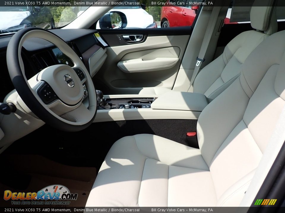 Front Seat of 2021 Volvo XC60 T5 AWD Momentum Photo #7
