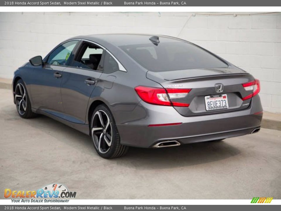 2018 Honda Accord Sport Sedan Modern Steel Metallic / Black Photo #2