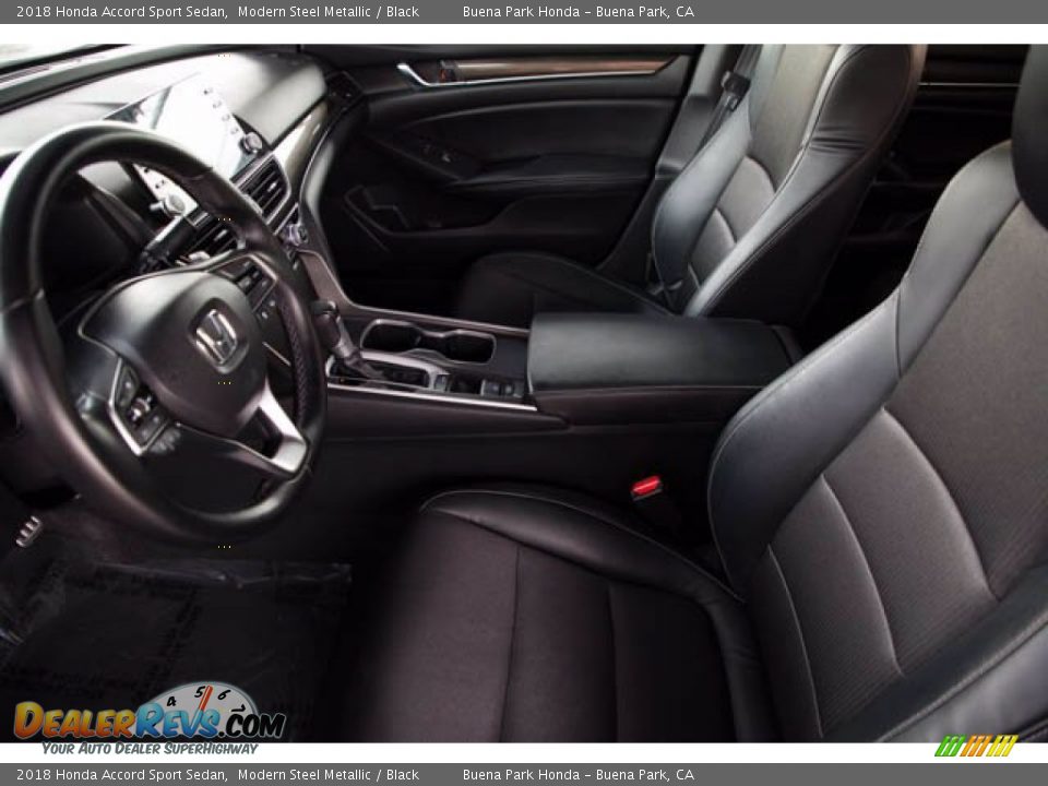 2018 Honda Accord Sport Sedan Modern Steel Metallic / Black Photo #3