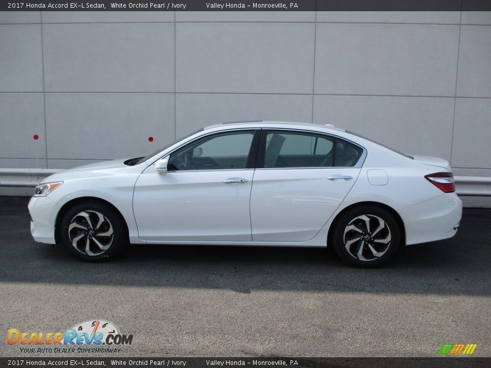 2017 Honda Accord EX-L Sedan White Orchid Pearl / Ivory Photo #2