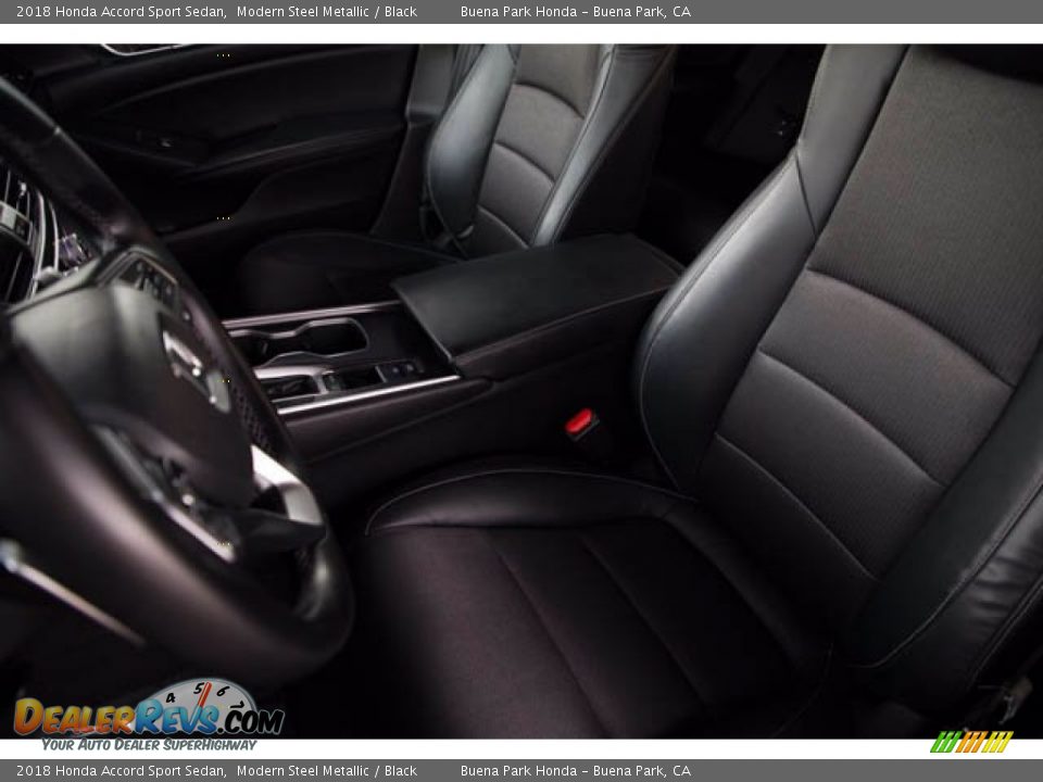 2018 Honda Accord Sport Sedan Modern Steel Metallic / Black Photo #18