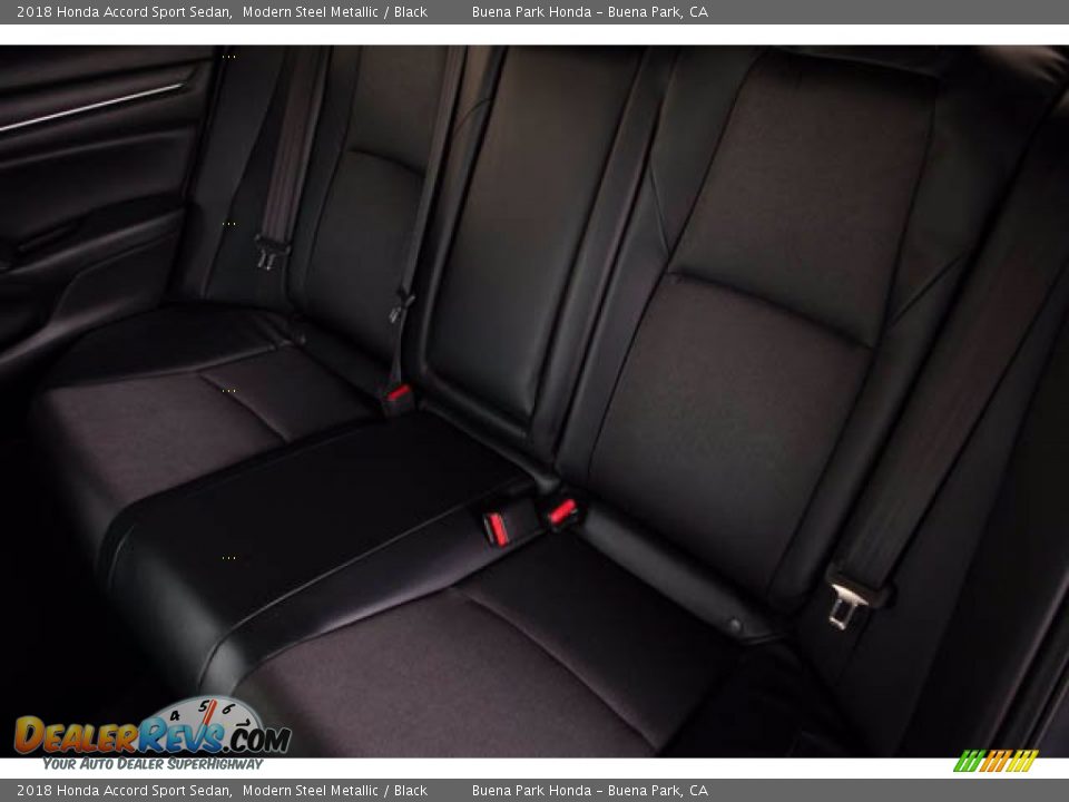 2018 Honda Accord Sport Sedan Modern Steel Metallic / Black Photo #19