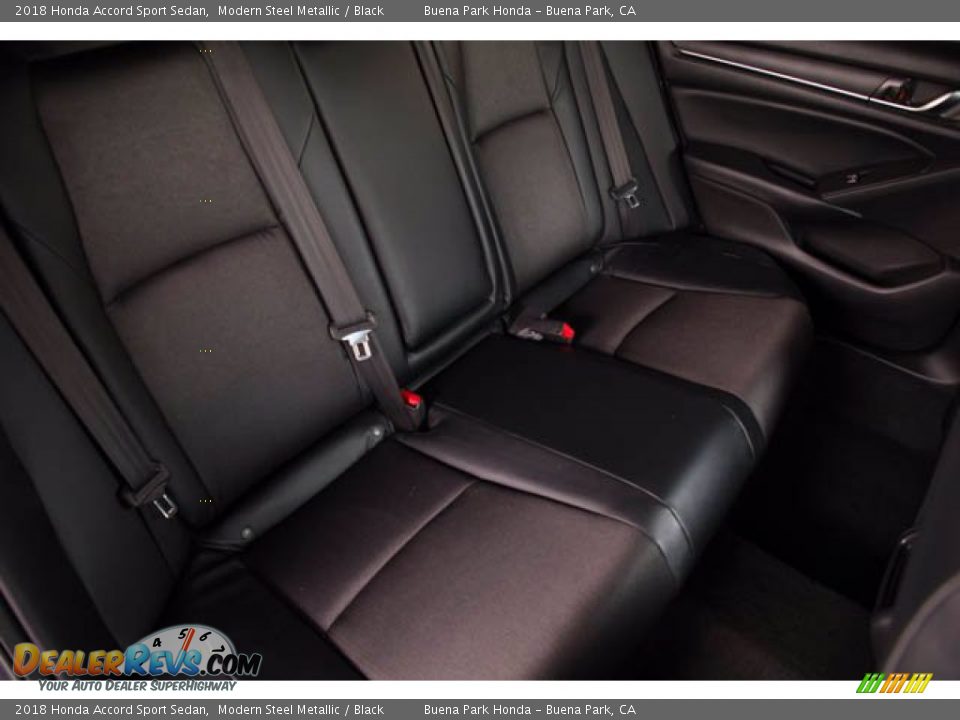 2018 Honda Accord Sport Sedan Modern Steel Metallic / Black Photo #22