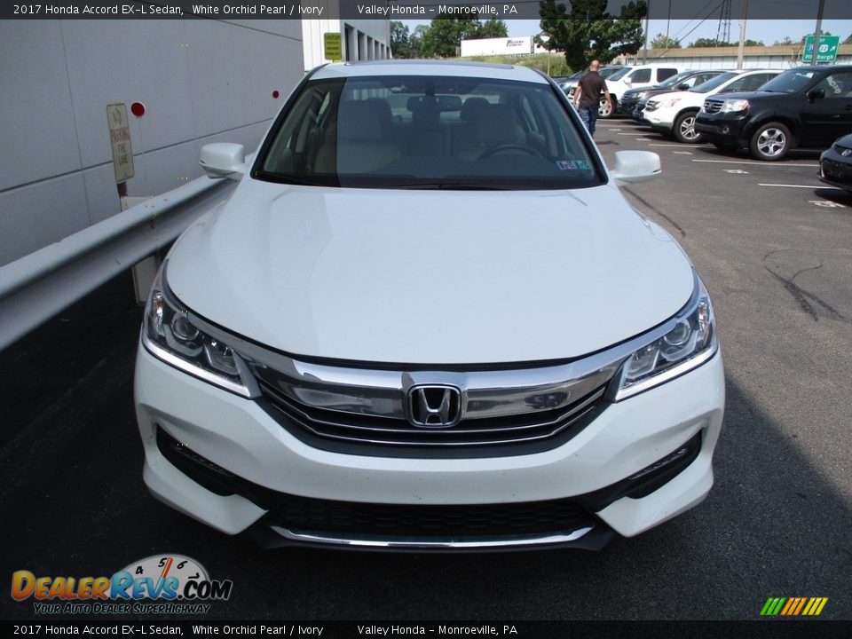 2017 Honda Accord EX-L Sedan White Orchid Pearl / Ivory Photo #8