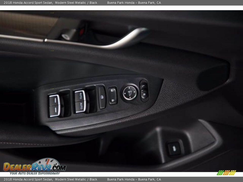 2018 Honda Accord Sport Sedan Modern Steel Metallic / Black Photo #29