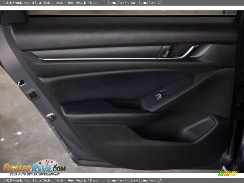 2018 Honda Accord Sport Sedan Modern Steel Metallic / Black Photo #30