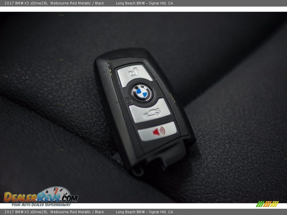 2017 BMW X3 sDrive28i Melbourne Red Metallic / Black Photo #11