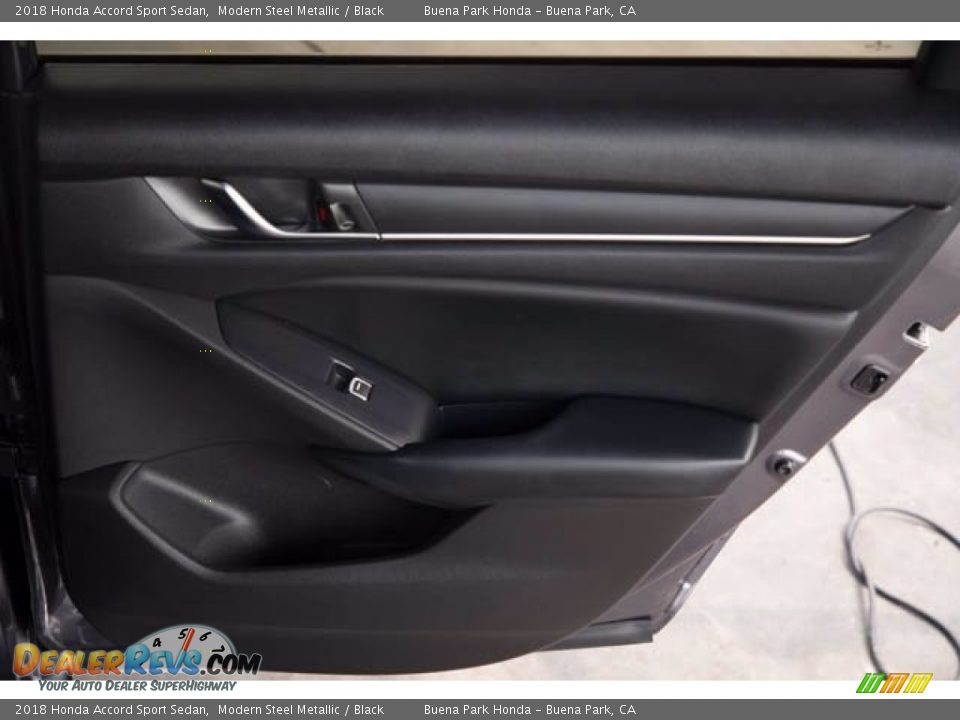 2018 Honda Accord Sport Sedan Modern Steel Metallic / Black Photo #31