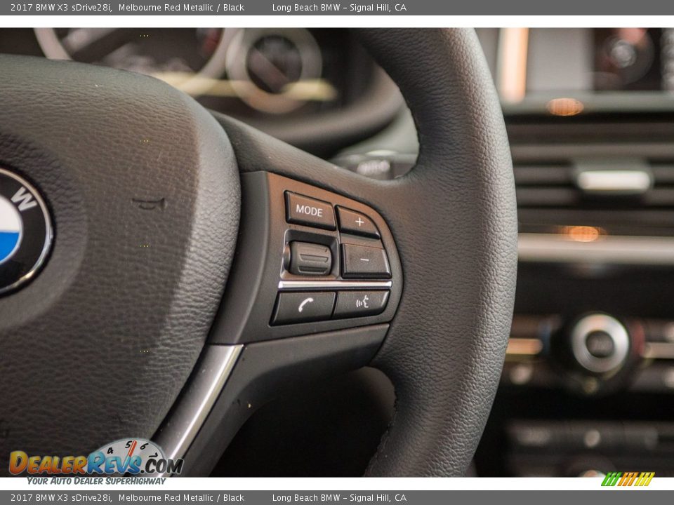 2017 BMW X3 sDrive28i Melbourne Red Metallic / Black Photo #14