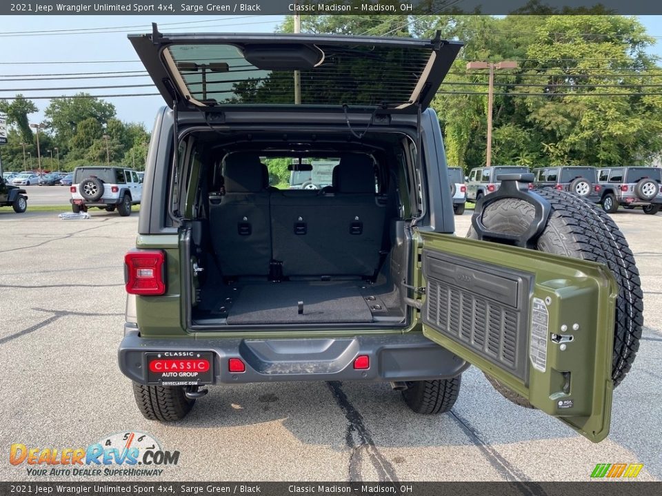 2021 Jeep Wrangler Unlimited Sport 4x4 Sarge Green / Black Photo #10