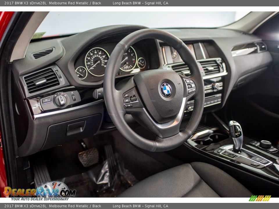 2017 BMW X3 sDrive28i Melbourne Red Metallic / Black Photo #15