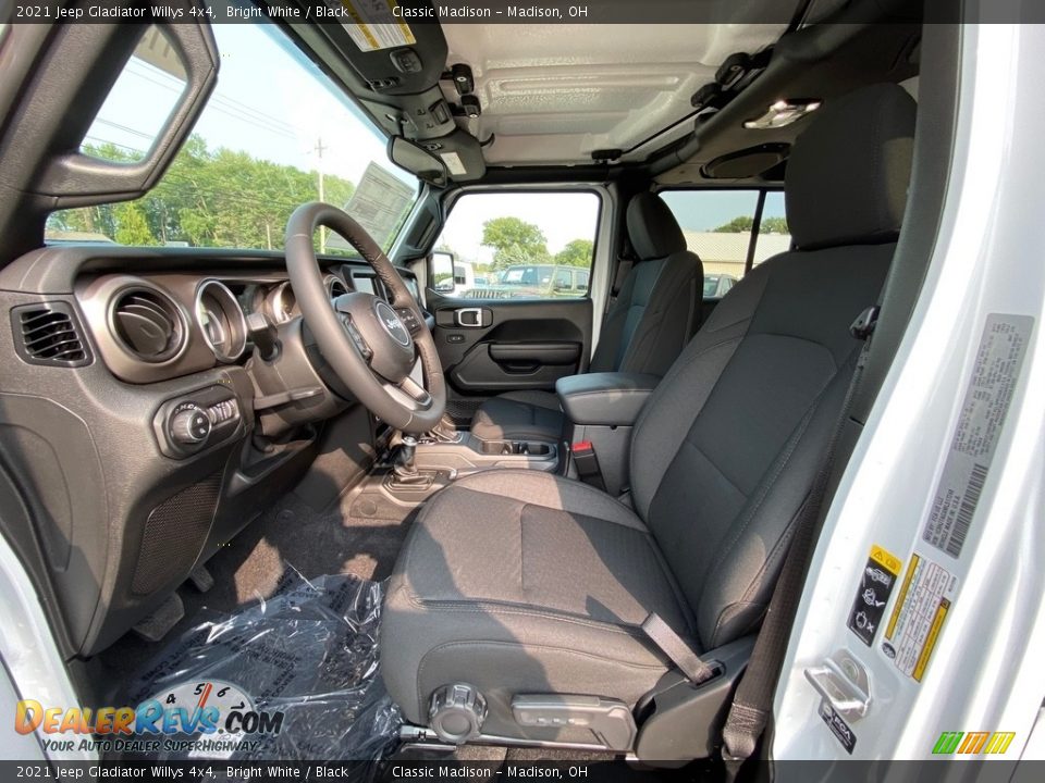 Front Seat of 2021 Jeep Gladiator Willys 4x4 Photo #2