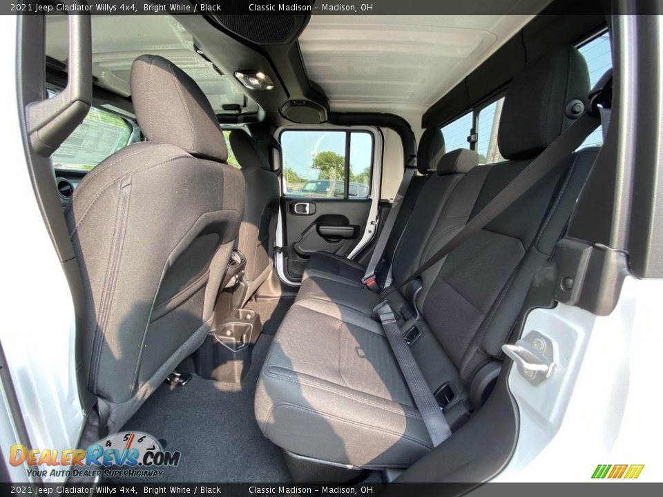 Rear Seat of 2021 Jeep Gladiator Willys 4x4 Photo #3