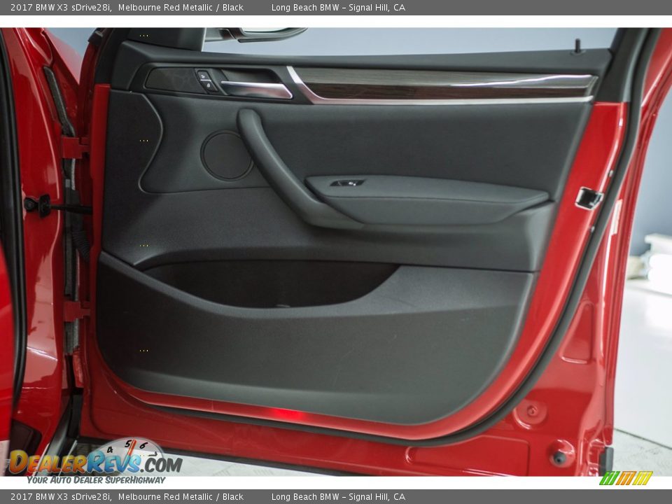 2017 BMW X3 sDrive28i Melbourne Red Metallic / Black Photo #23