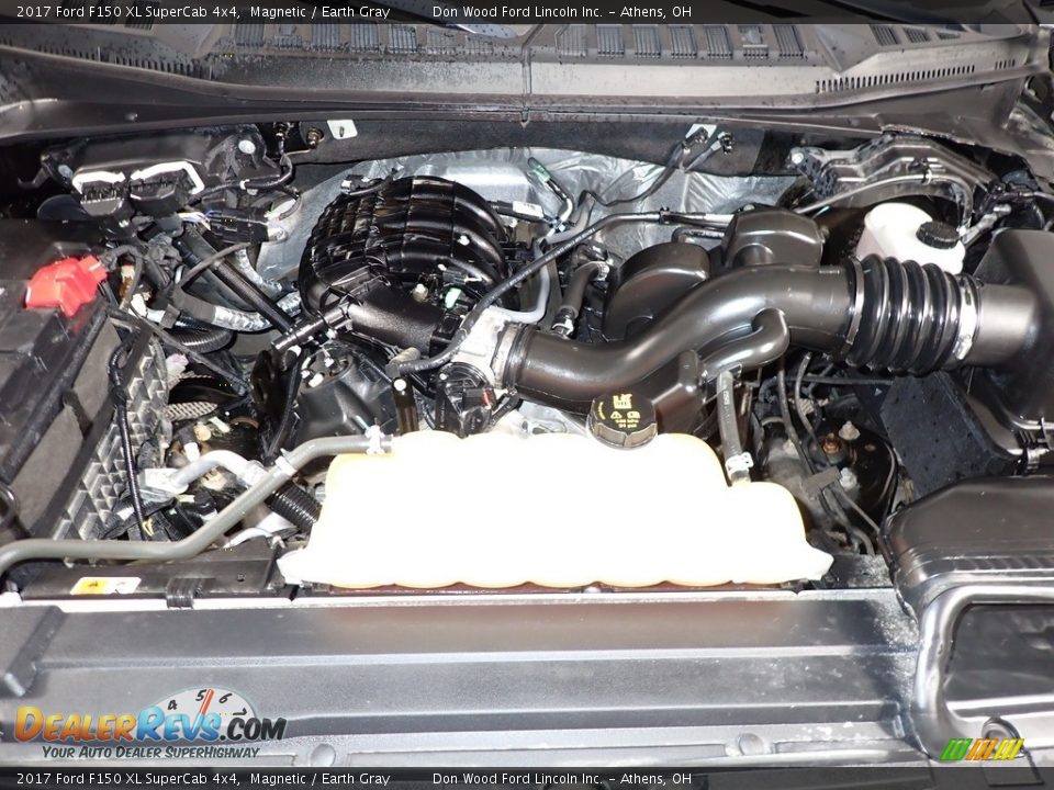 2017 Ford F150 XL SuperCab 4x4 Magnetic / Earth Gray Photo #6