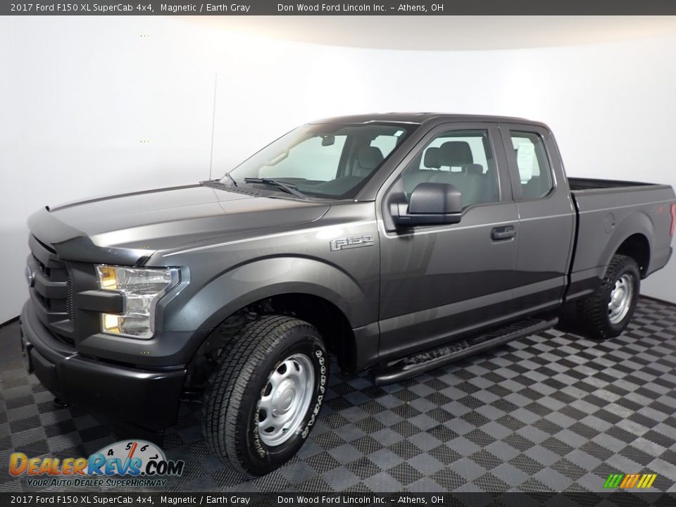 2017 Ford F150 XL SuperCab 4x4 Magnetic / Earth Gray Photo #7