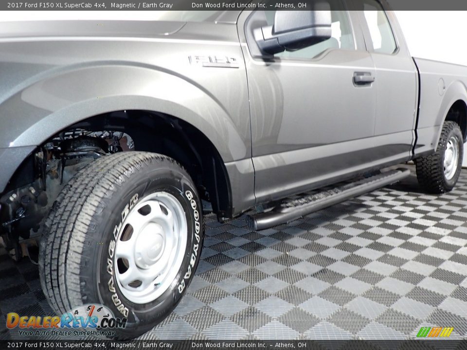 2017 Ford F150 XL SuperCab 4x4 Magnetic / Earth Gray Photo #8