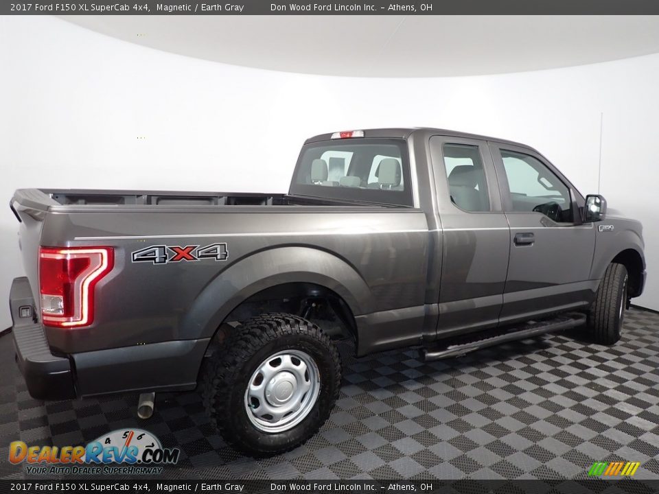 2017 Ford F150 XL SuperCab 4x4 Magnetic / Earth Gray Photo #12