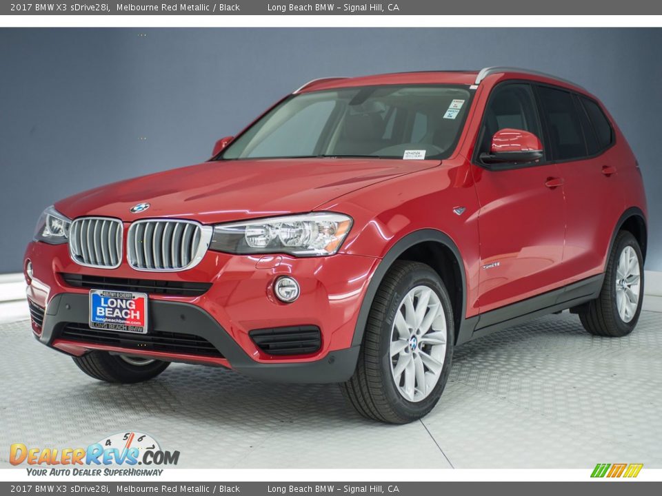 2017 BMW X3 sDrive28i Melbourne Red Metallic / Black Photo #31