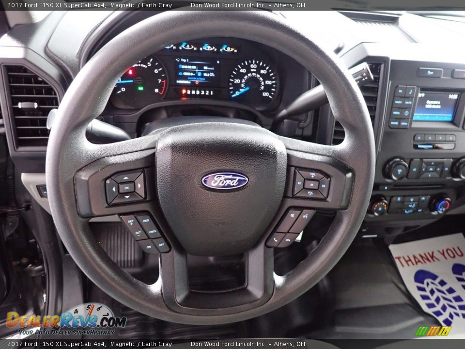 2017 Ford F150 XL SuperCab 4x4 Magnetic / Earth Gray Photo #24