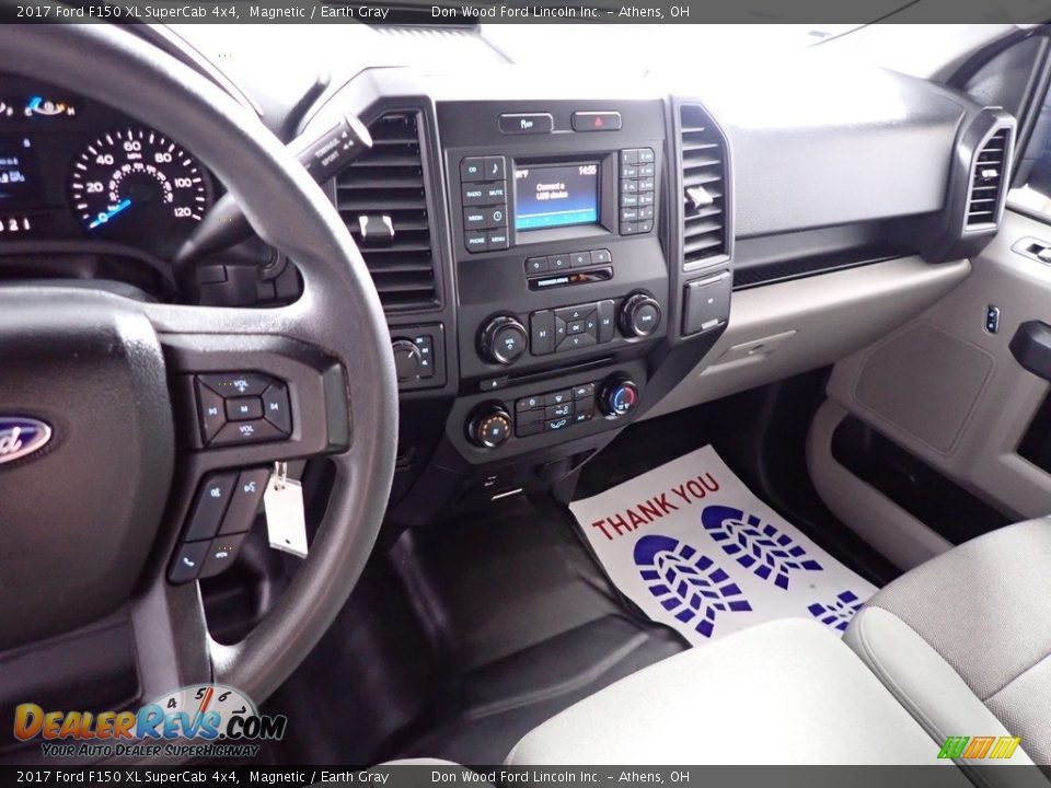 2017 Ford F150 XL SuperCab 4x4 Magnetic / Earth Gray Photo #25