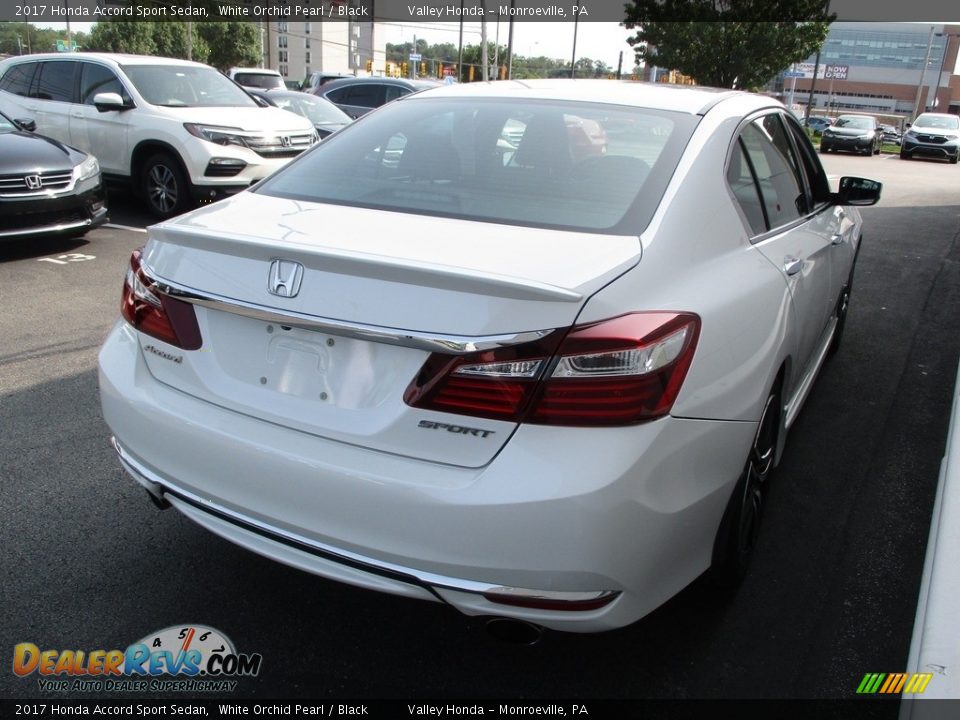 2017 Honda Accord Sport Sedan White Orchid Pearl / Black Photo #5