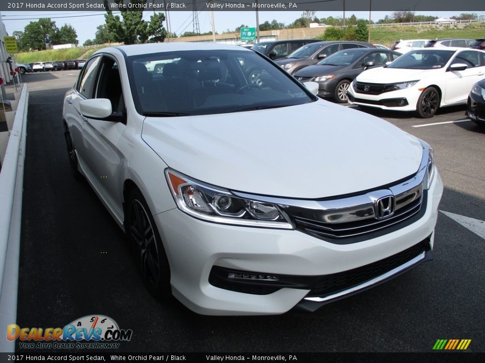 2017 Honda Accord Sport Sedan White Orchid Pearl / Black Photo #7