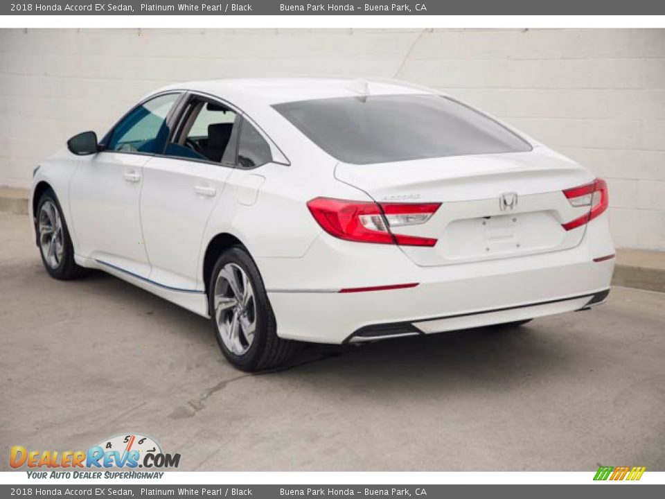 2018 Honda Accord EX Sedan Platinum White Pearl / Black Photo #2