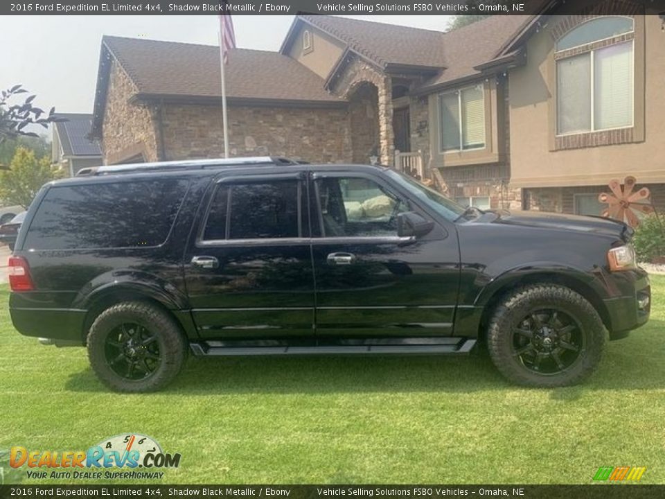 2016 Ford Expedition EL Limited 4x4 Shadow Black Metallic / Ebony Photo #4